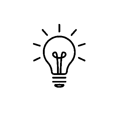 Lightbulb icon representing greater self understanding in child counselling