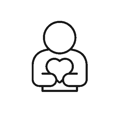 Heart icon representing confidence and self-esteem in child counselling