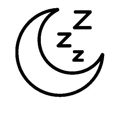 Sleep and relaxation icon